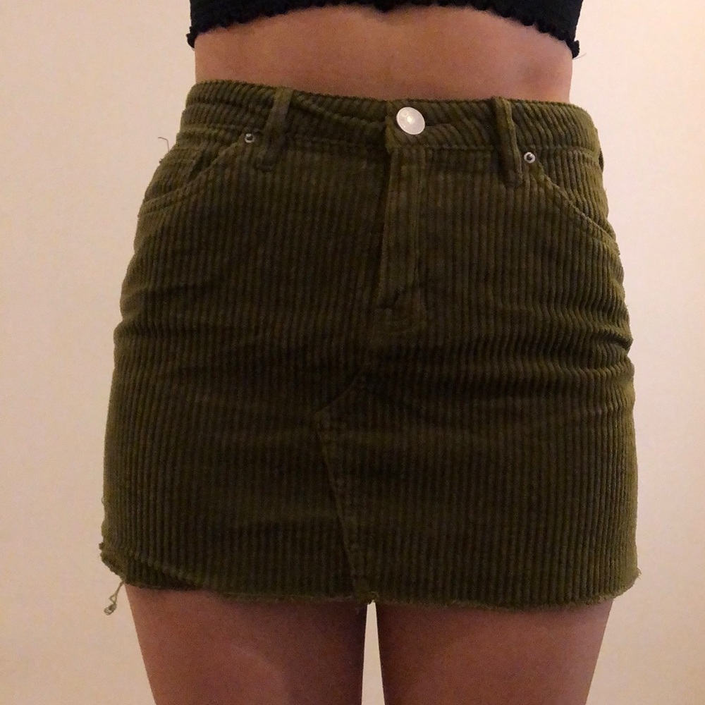 UO corduroy mini skirt